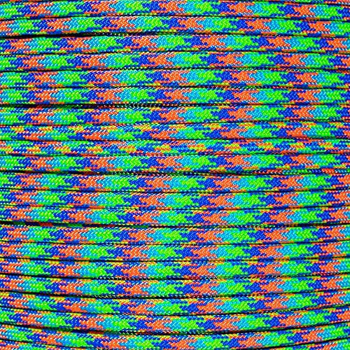 PARACORD PLANET 10', 20', 25', 50', 100' Hanks & 250', 1000' Spools of Parachute 550 Cord Type III 7 Strand Paracord Over 200 Colors