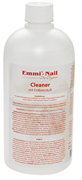 Emmi Nail Cleaner Gelnägel Schwitzschicht Entferner 500ml I Desinfizierende & Entfettende Wirkung vor der Nagelmodellage I Nagelreiniger ohne Aceton I Mit Erdbeerduft