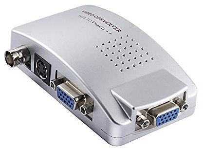 axGear VGA to BNC S-Video Converter Box Adapter Coaxial Video Out