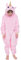 corimori - Rose das Einhorn Kinder Jungen Mädchen Onesie Jumpsuit Anzug Kostüm Verkleidung (Gr. 90-110 cm), Rosa