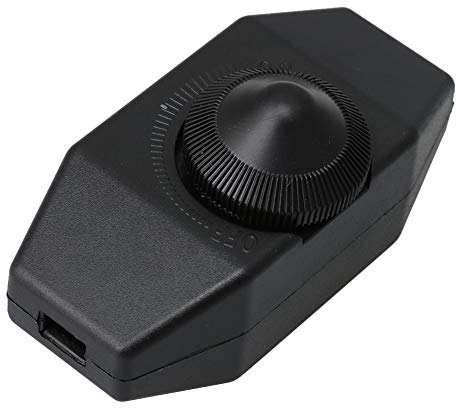 Bqlzr Manueller Knauf für Stehlampe, 904 Heimgebrauch, einstellbar Regler, schwarz