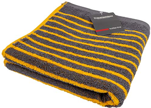 Traumschloss Duschtuch »Stripes« 100% Baumwolle | flauschig weich | gelb | 70x140cm