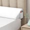 Vekkia Keilkissen für Kingsize-Bett, Lückenfüller, Matratzenkeil zum Befüllen von 0–15,2 cm Lücke zwischen Kopfteil und Matratze, Weiß, 193 x 25,4 x 15,2 cm