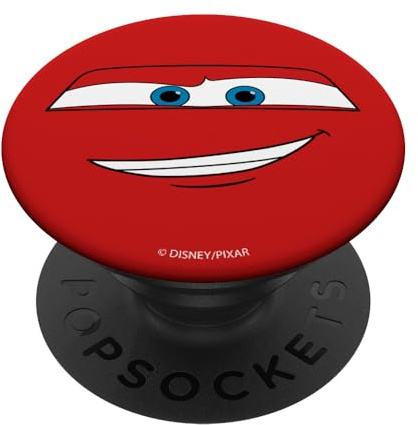 Disney Pixar Cars Lightning McQueen Big Face PopSockets Adhesive PopGrip
