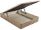 What The Sleep I Canapé abatible Gran Capacidad I 150x190 I Tapa 3D I Color Natural I 6 Colores I Esquinas Redondeadas en Madera I Alta Durabilidad