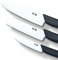 Vos Set di coltelli in ceramica in elegante confezione regalo, set di coltelli in ceramica per cucina, set di coltelli da cucina ultra affilati con coperchi, 10,2 cm, 12,7 cm, 15,2 cm, coltello