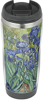 Profiles Vincent Van Gogh Irises - Travel Mug, Thermal Insulated Cup for Hot and Cold Beverages Drinks