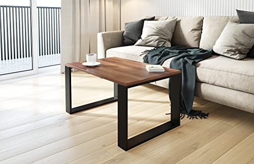 AKKE Couchtisch Wohnzimmertisch Beistelltisch Tisch Für Wohnzimmer Burgund 50 x 50 x 55