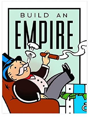 ABCWARRT Klassische Cartoon Graffiti Leinwand Malerei ALEC Monopoly Zeit Ist Geld Poster Home Wohnzimmer Büro Wand Bild Dekor Kein Rahmen (20 * 30cm Kein Rahmen,8)