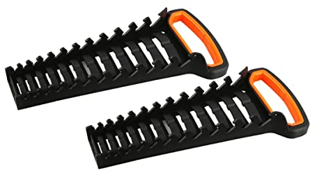 SPORTARC 2Pcs Spanner Holder, Rack Wrench Sorter Bracket Organizer Storage Tray Holder Socket Wall Mounted Tool Self-Locking