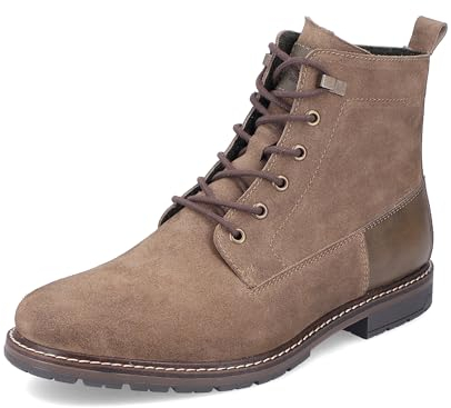 Rieker Herren Schnürstiefel 13730, Männer Stiefel,schnürboots,Kurzstiefel,schnürung,Boots,Winterstiefel,Winterschuhe,braun (64),43 EU / 9 UK
