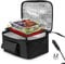 Auto Kühltasche,Elektrische 12V Thermo Kühltasche fürs Auto, Elektrische Picknicktasche Lunchtasche Mittagessen Tasche Thermotasche Faltbare Isoliertasche für Auto, Einkauf, Camping und Picknick