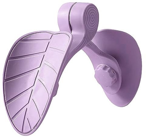 Beckenboden Trainer Damen,Oberschenkeltrainer Beckenbodentrainer Sportgeräte Zuhause Arm Rücken Sportgeräte Beckenbodentrainer für Frau (Lila)