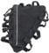 VANZACK Bike Triangle Bag Frame Mount Battery Case Electric Mountain Bike Storage Bicycle Frame Bag Black