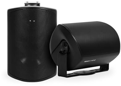 Elipson Enceintes d'extérieur étanche Rain 8-100V - 150W - La Paire - Noir