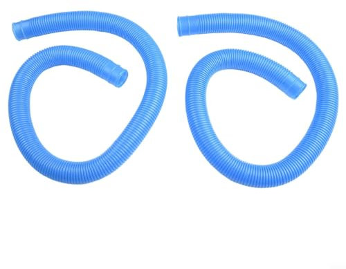 URPIZY Lot de 2 tuyaux de Rechange pour Pompe de Piscine Hors Sol pour Intex de 3,2 cm de diamètre, 1 m de Long (Bleu)