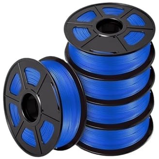 3D-Scan-Marker PLA-Filament 5 kg, 1 kg/Rolle 1,75 mm +/- 0,02 mm, 3D-Drucker-Filament, ordentlich wickeltes Filament Diffuse Reflexionsmarker für 3D-Scanner(PLA-BL-5KG)