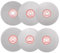 sourcing map 6pcs Diamond Sanding Grinding Disc Set, 6-Inch (150mm) Grit 1000/1200/1500/2000/2500/3000 1/2 Arbor Hole, Flat Lap Wheel Polishing Discs for Gemstone Tile Glass Stone Metal