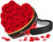 16 Rosa Eterna Natural Preservada en Caja Corazón，Flores Eternas, Rosas Naturales Regalos Originales para Mujer, Mamá, Novia, Día de la Madre, Día de San Valentín, Aniversario, Navidad(Roja)