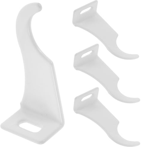 Alipis 4PCS Crochets pour Radiateur Acier Haute, Supports Muraux Fiables pour Radiateurs Lourds et Fonte, Fixations de Haute Résistance pour Salle de Bain et Salon, Installation Rapide