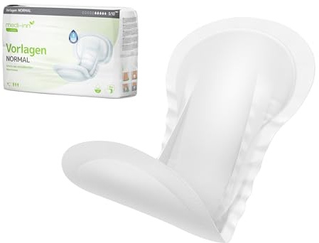 Medi-Inn Inkontinenz-Vorlagen NORMAL, 5 Tropfen, 4 x 30 Stück, Unisex-Passform, weiß