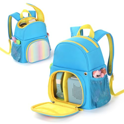 Seracle Tasche für Toniebox Tonie, Organizer Tragetasche für Toniebox 2 Starter Set und Tonies Figur, Kopfhörer, Play Set und Sonstiges Zubehör (Hellblau)