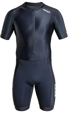 ZONE3 Men's Activate+ Short Sleeve Tri Suit – Performance One-Piece for Triathlon Training & Racing