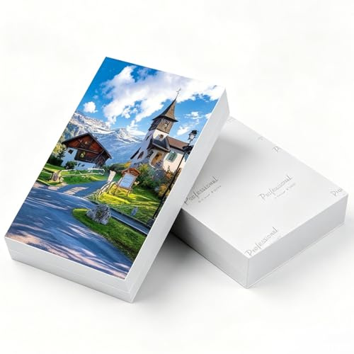 LONGERSIZHAN 200Blatt Fotopapier 10x15cm, 230g/m², für Fotodrucker