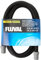 Fluval geriffelter Ersatzschlauch 2,5m , Durchmesser 24/28 mm für Fluval Außenfilter 104, 204, 105, 205, 106 und 206, schwarz/grau