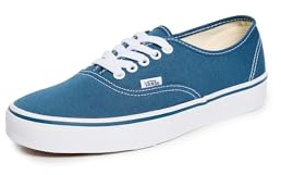 Vans Unisex Authentic Unisex Sneakers, Navy, 9.5 US Women/8 US Men