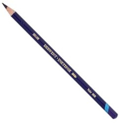 Derwent Inktense Permanent Watercolour Single Pencil, Violet (0800), 4mm Premium Core Strength, Water-Soluble, Ideal for Drawing, Colouring & Painting on Paper & Fabric, Professional Quality (0700910)