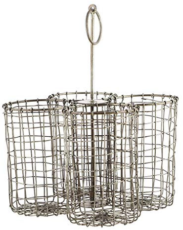 Dibor 4 Compartment Condiment Basket Bottle Jam Pot Rack Storage (CA93)