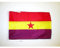 AZ FLAG Bandiera Repubblica Spagnola Stella Rossa 45x30 cm - Bandierina Spagna Repubblicana 30 x 45 cm Cordicelle