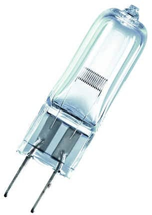 12 Stück, Halogenbirne/Halogenlampe für A+K/Anders+Kern OHPs/Overheadprojektoren mit 250 Watt, ca. 50 Stunden Lampenlebensdauer