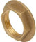 Messing-Spannmutter mit Flansch, ca. 1,9 cm (0,75 Zoll) BSP-Gewinde, inkl. Unterlegscheibe aus Plastik (für Wasserhähne im Bad und andere Sanitär-Installationen)
