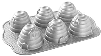 Nordic Ware - Backform Bienenstöcke - 6er - Aluminiumguss