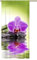 gardinen-for-life Schlaufenschal Orchidee Green, Edler Schlaufenschal mit verdeckten Schlaufen, Hochwertiger Digitaldruck 140 cm Breit 245 cm Hoch
