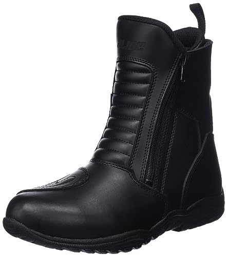 Protectwear Stivali da Moto da Turismo Mezza Altezza, Nero, Taglia 44