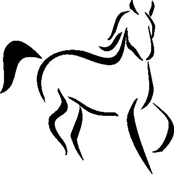NetSpares Plott Aufkleber Pferd Stute Gaul Pony Sticker Tuning Fantasy Autoaufkleber