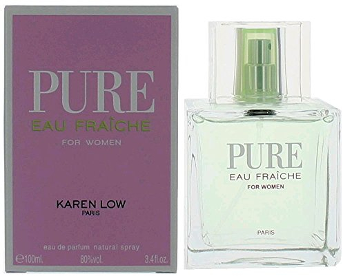 Pure Eau Fraiche by Karen Low, 3.4 oz Eau De Parfum Spray for Women by Karen Low