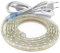 230V LED Streifen, Hell 2M Led Strip, IP65 Wasserdicht LED Lichtleiste, 60 LEDs/m Led Leiste mit Schalter Selbstklebend Lichtband Beleuchtung für Küche, Schrank,Regale, TV Beleuchtung, 3000K, Warmweiß