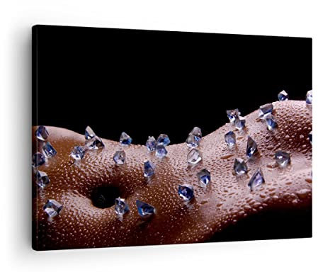 ARTTOR Bilder auf Leinwand 70x50cm Wandbild Menschen - 0341