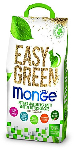 Monge Katzentoilette Easy Green Katze Frettchen Reptilien Cat 10 Liter biologisch abbaubar WC