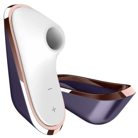 Satisfyer 'Traveler' Vibrator | Auflegevibrator mit 11 Druckwellen-Programme | Sex-Spielzeug für Frauen | Leise starke Klitoris-Stimulation | Kleines Toy für erotisches Reisen | Stimulator Toy