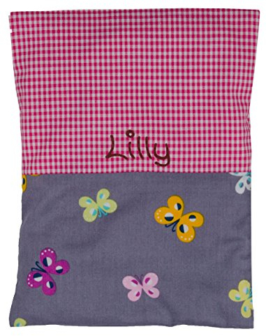 Wärmekissen Kinder mit Namen, Körnerkissen für Baby in verschiedenen Designs (pink)