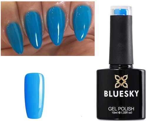 Bluesky Nail Gel Polish Teal Blue Aqua 80613 Digi Teal UV LED Soak Off 10ml
