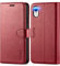 TUCCH Case for iPhone XR (6.1), Wallet Stand Flip Foldable Case with[RFID Blocking][Kickstand][Credit Card Holders] Magnetic PU Leather Folio Phone Cover Compatible with iPhone XR, Dark Red