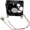Comet Kühlschranklüfter 12V Ventilator Temperatursenkung Camping Kühlschrank Lüftung Thermostat 6W