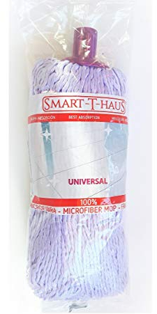 SMART-T-HAUS Mocio in Microfibra 100% antibatteriche Colore Lilla Universale, Viola, Normal