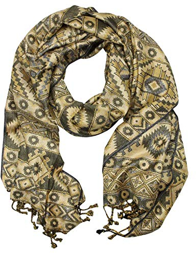 Freak Scene Schal im Pashmina Stil - Muster 02-190x70cm - Ethno Boho Halstuch